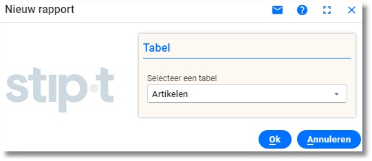 RapportOntwerpTabel